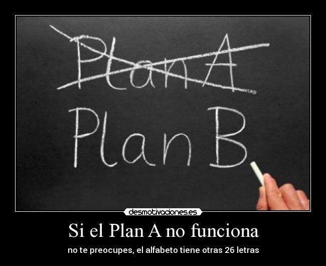 carteles plan funciona preocupes alfabeto tiene otras letras desmotivaciones