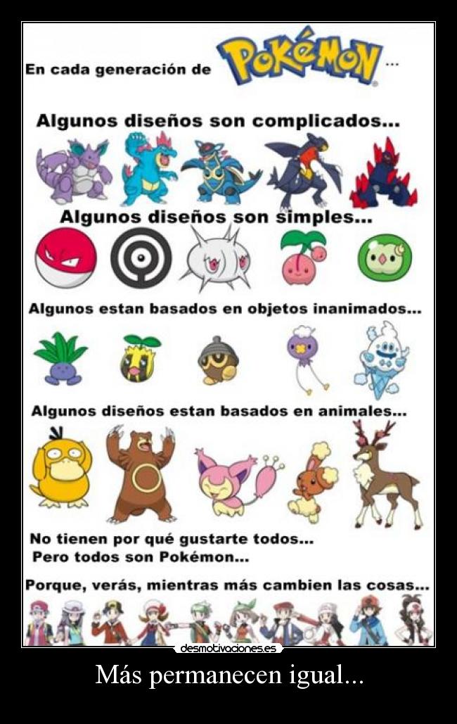 Más permanecen igual... - 