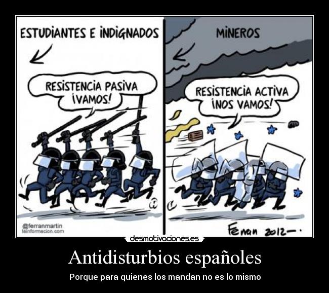 Antidisturbios españoles -