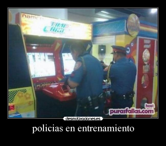 policias en entrenamiento - 
