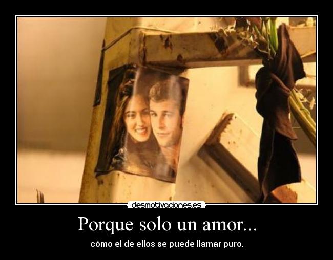 Porque solo un amor... -