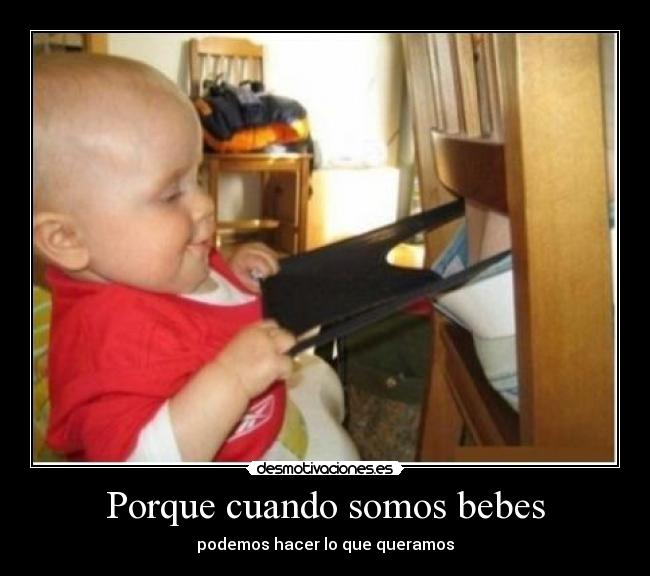 carteles etiqueta bebe amor sexo calzones rojo cabeza maldades maldad odio desmotivaciones