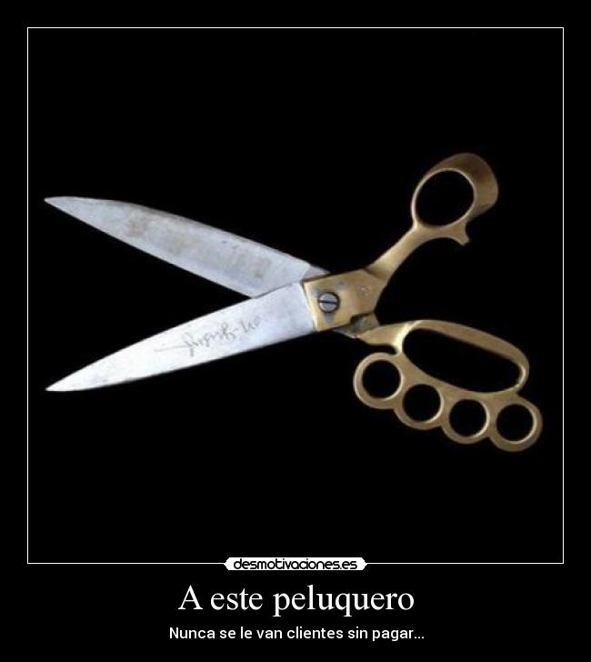 A este peluquero - 