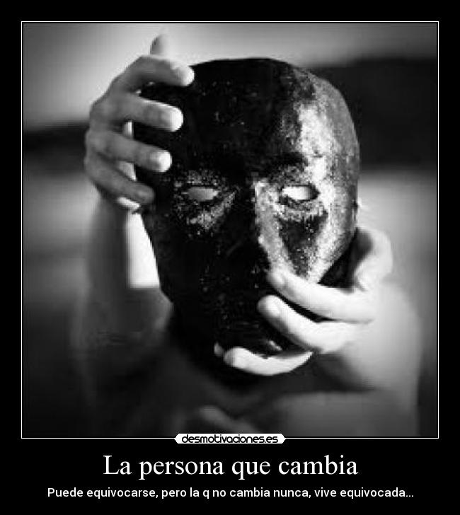 La persona que cambia - 