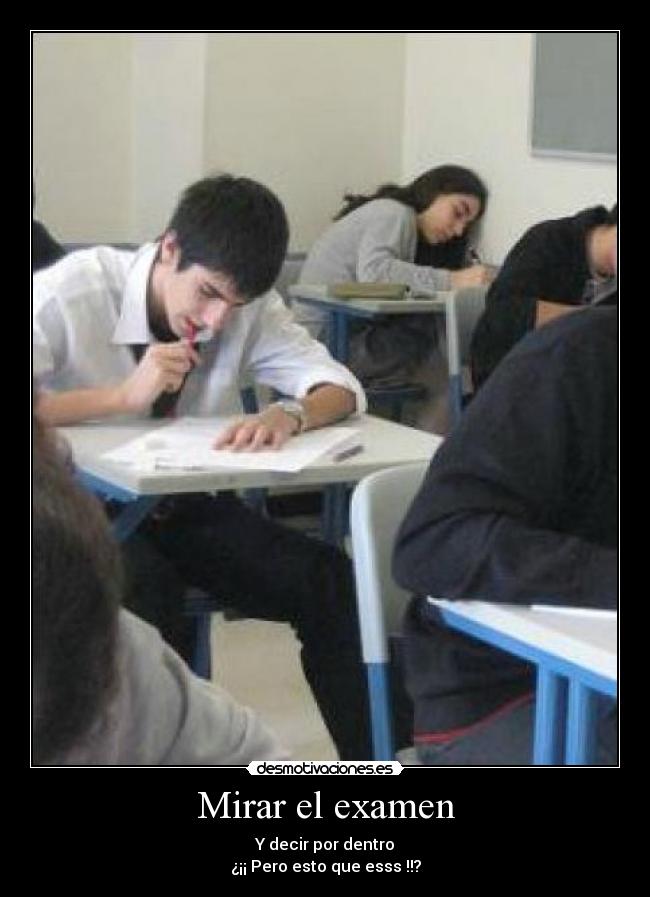Mirar el examen -