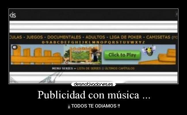 Publicidad con música ... - 