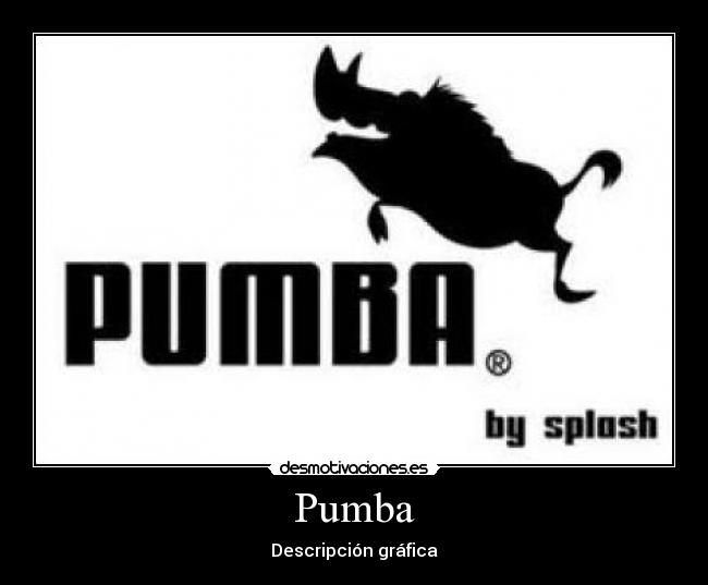 Pumba - Descripción gráfica