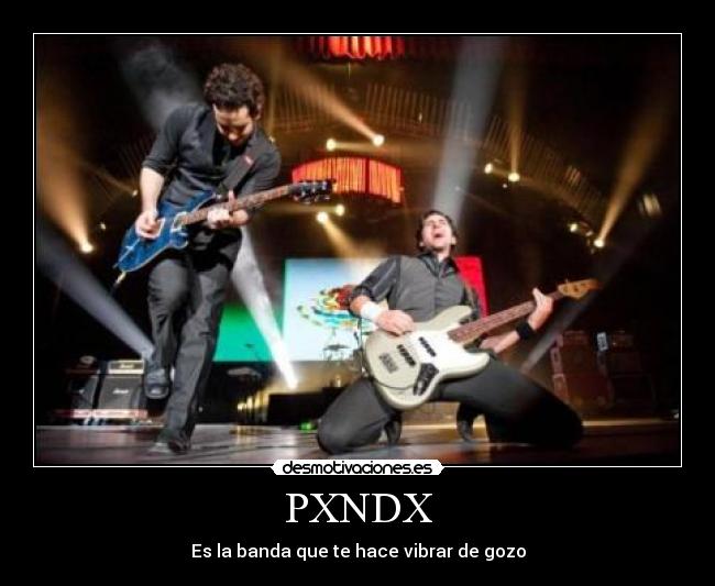 PXNDX - Es la banda que te hace vibrar de gozo