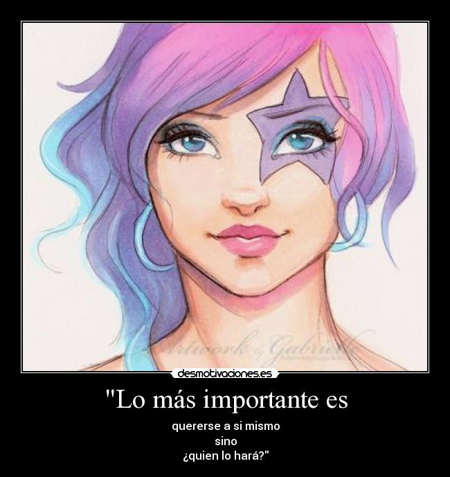carteles mas importante quererse autoestima anime rockstar desmotivaciones