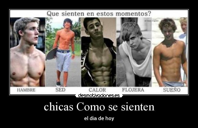 chicas Como se sienten - 