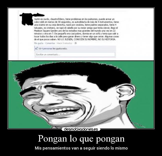 Pongan lo que pongan -