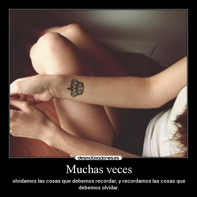 Muchas veces -