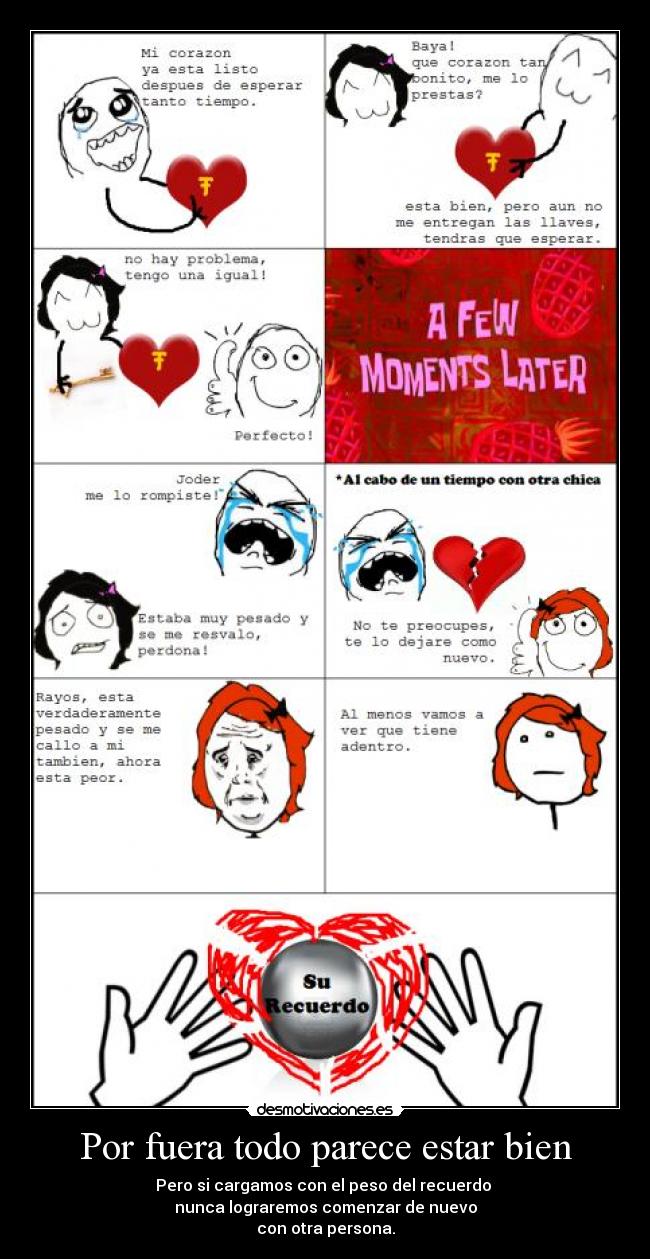 Por fuera todo parece estar bien - 