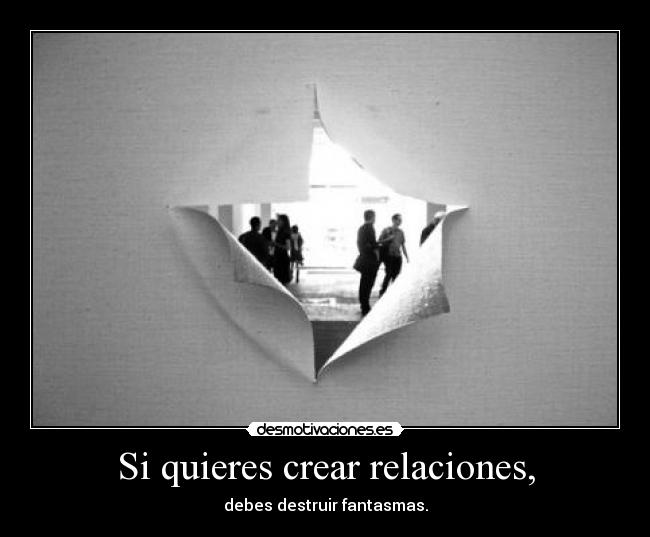 Si quieres crear relaciones, -