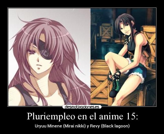 Pluriempleo en el anime 15: - 