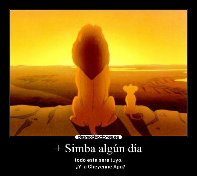 + Simba algún día -