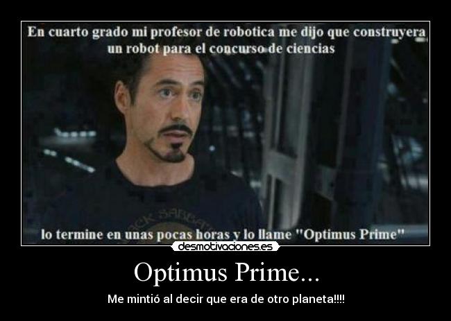 Optimus Prime... -