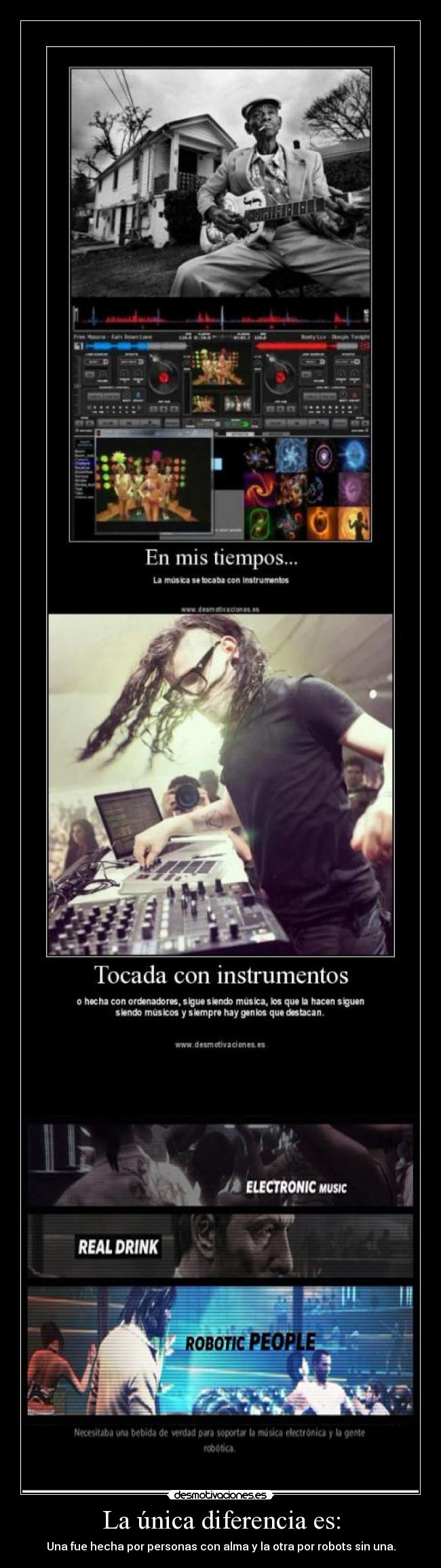 carteles musica desmotivaciones