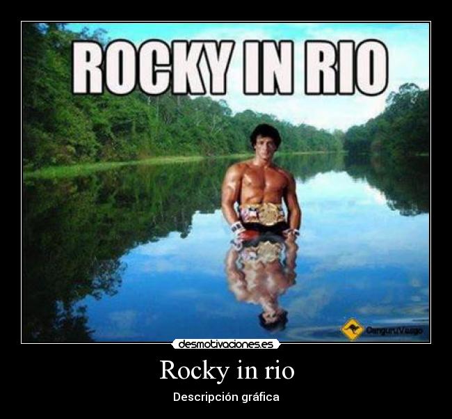 Rocky in rio - Descripción gráfica