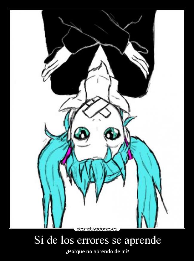 Si de los errores se aprende -