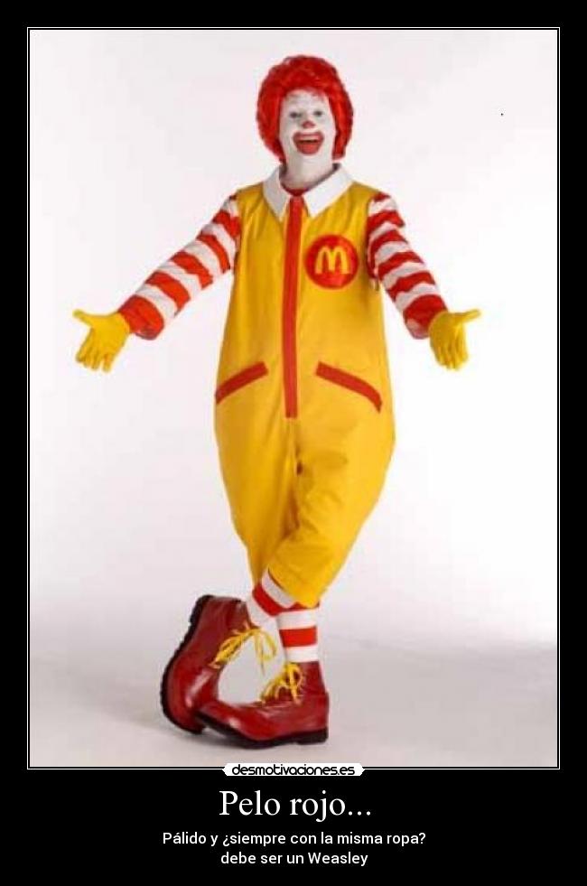 Pelo rojo... -