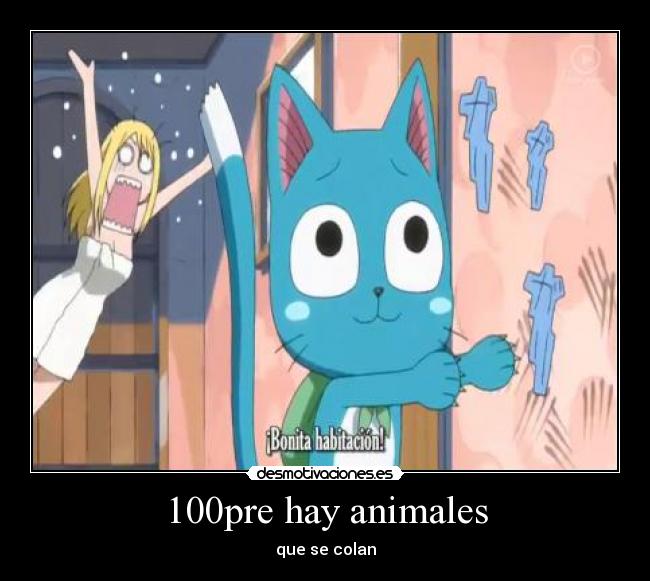 carteles animales anime desmotivaciones