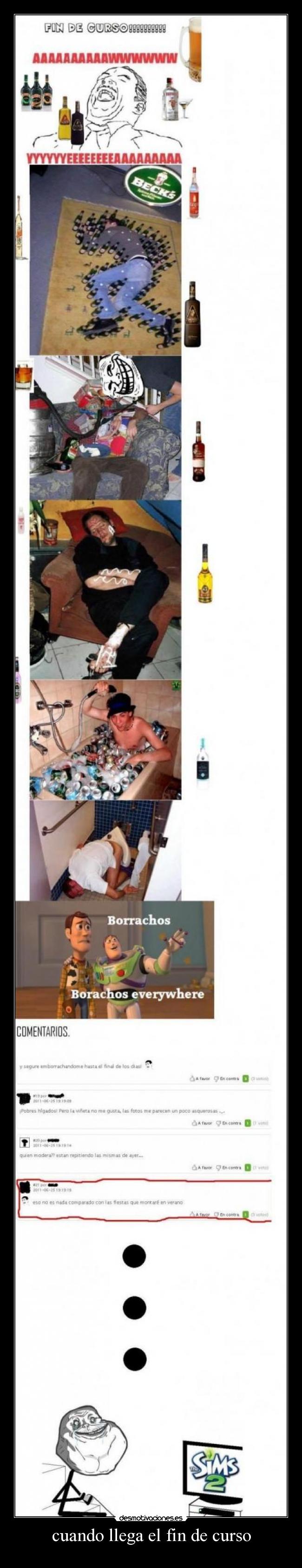 cuando llega el fin de curso -