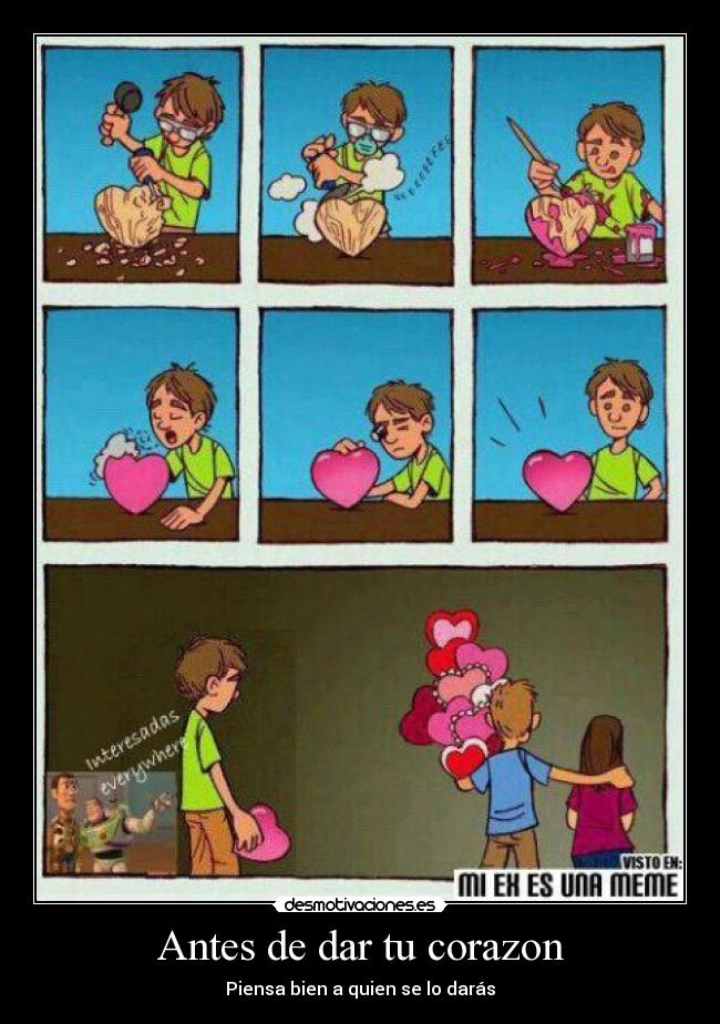 Antes de dar tu corazon -
