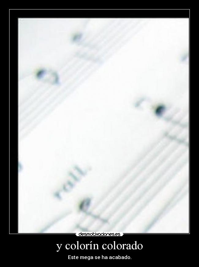 y colorín colorado -