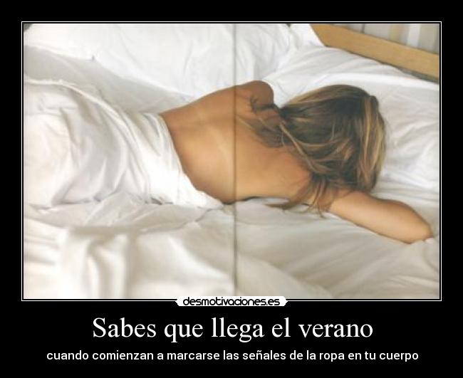 Sabes que llega el verano - 