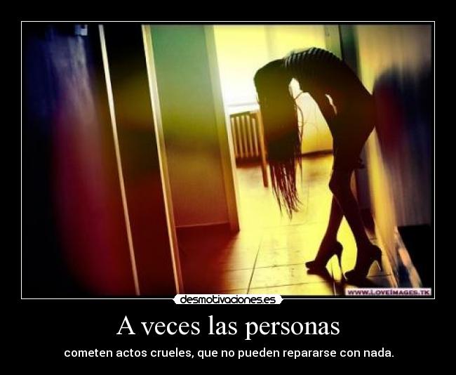 A veces las personas - 