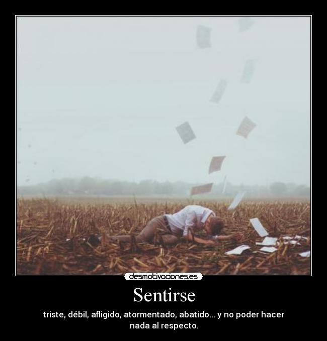 Sentirse -