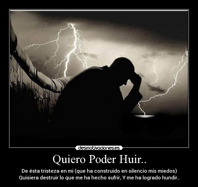 carteles huir desmotivaciones