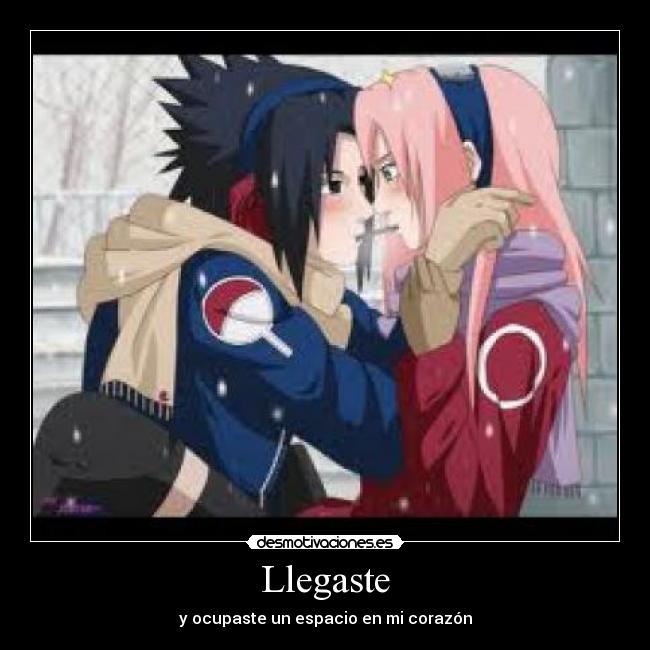 Llegaste - y ocupaste un espacio en mi corazón