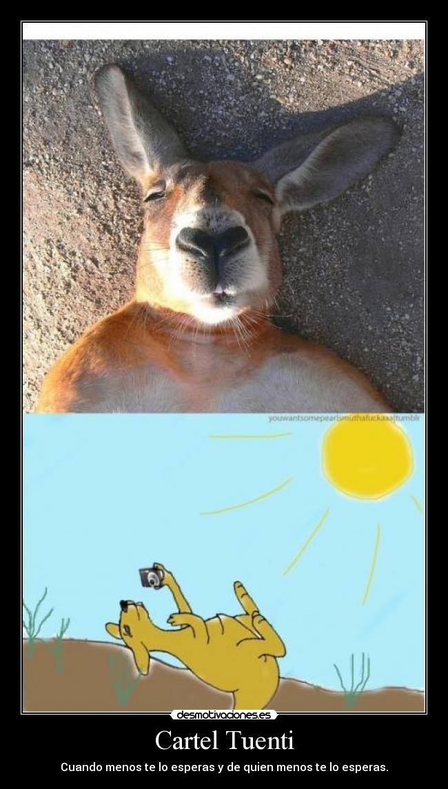 Cartel Tuenti -