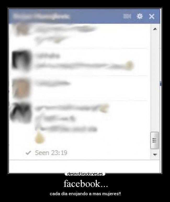 facebook... - cada día enojando a mas mujeres!!