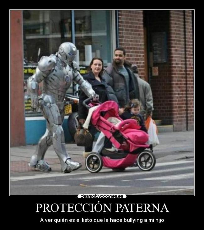 carteles papa protege desmotivaciones