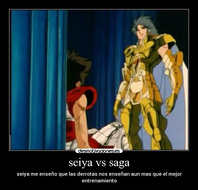 carteles saint seiya saga geminis caballeros del zodiaco desmotivaciones