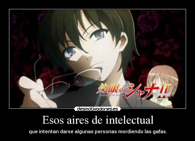 Esos aires de intelectual - 