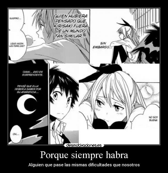 Porque siempre habra -