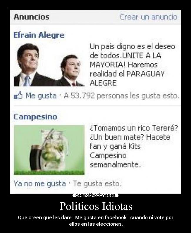 Politicos Idiotas -