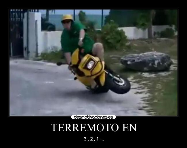 TERREMOTO EN - 3 , 2 , 1 ...