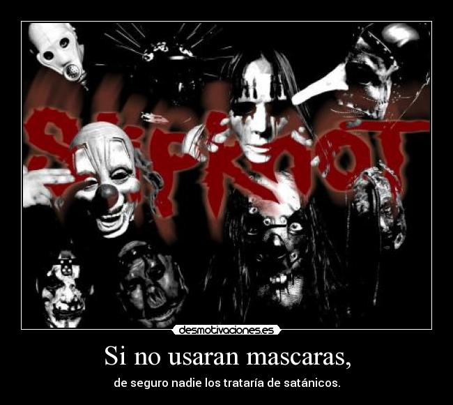 carteles slipknot metal desmotivaciones