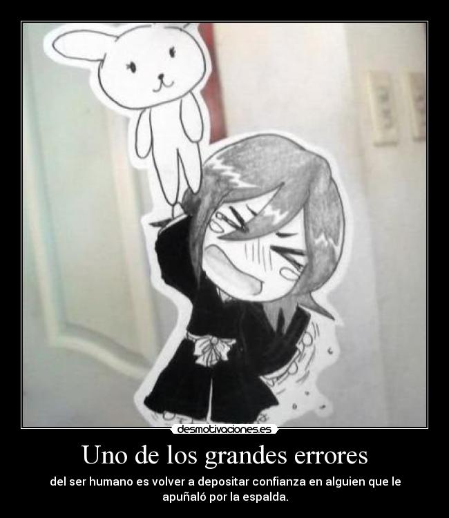 Uno de los grandes errores -