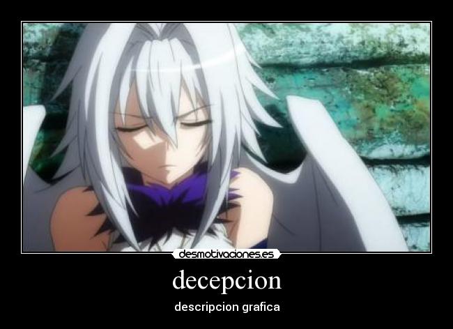 decepcion - descripcion grafica