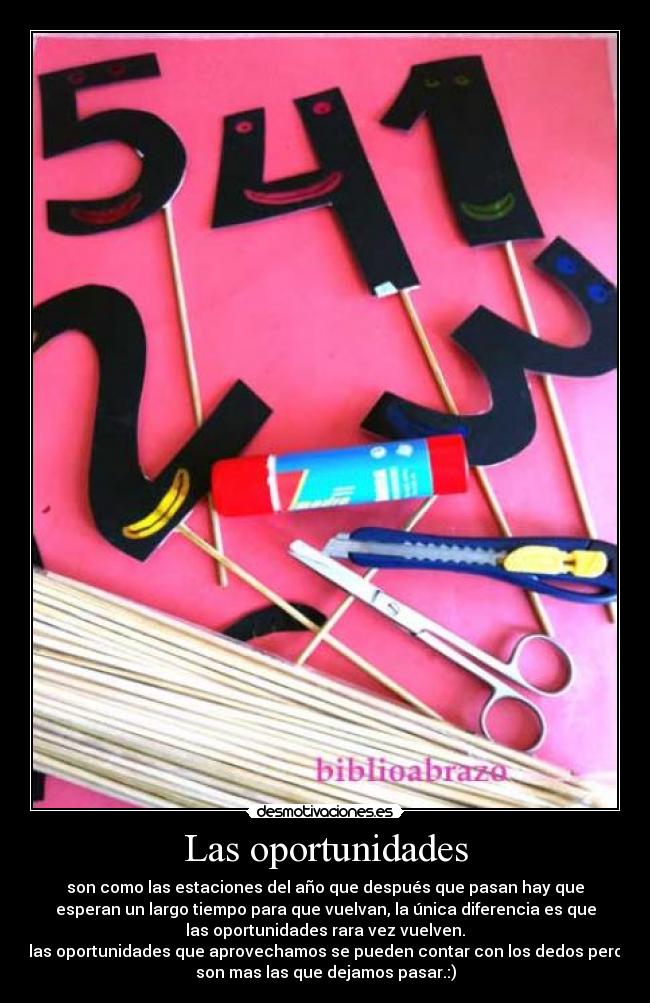 Las oportunidades - 