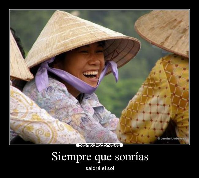 Siempre que sonrías -