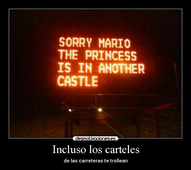 Incluso los carteles - 