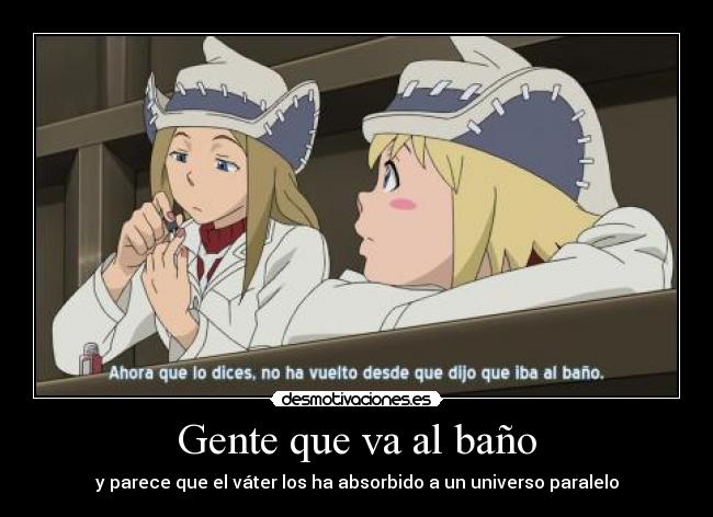 Gente que va al baño - 