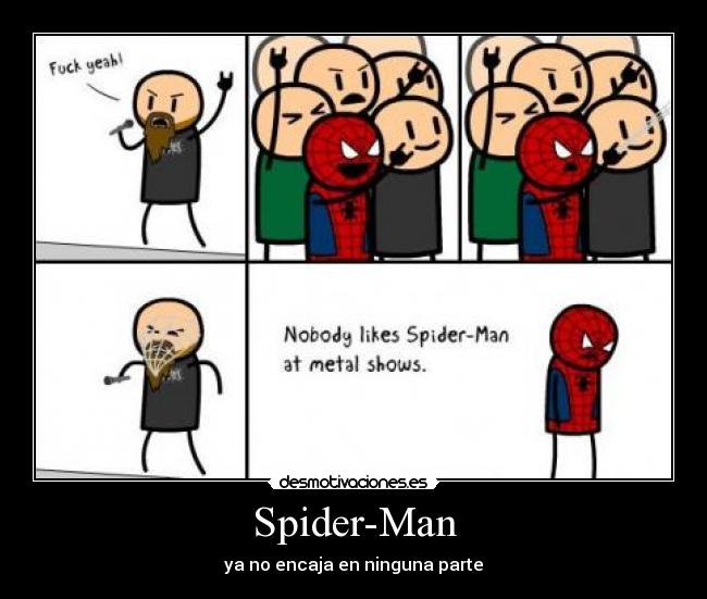 Spider-Man - ya no encaja en ninguna parte